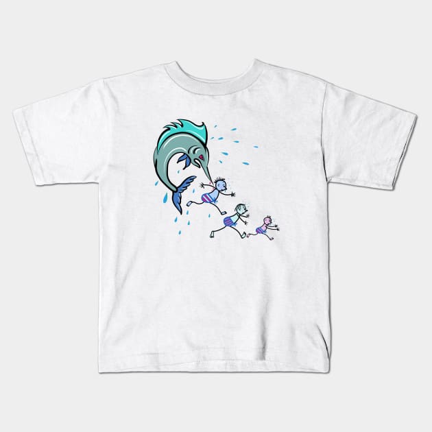 GOTCHA !!! Kids T-Shirt by aroba